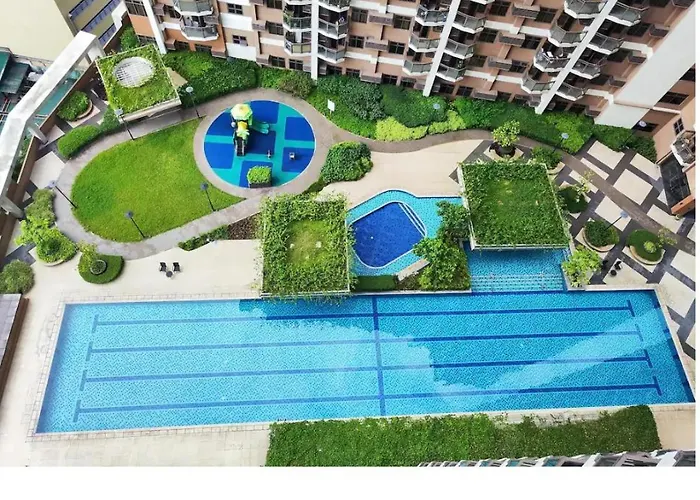 Modern 1br In Pasay With Balcony View Free Swimming Pool Near Naia Airport, Picc, Ccp, Moa