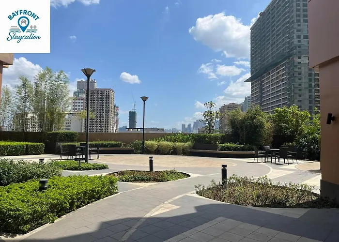 Modern 1br In Pasay With Balcony View Free Swimming Pool Near Naia Airport, Picc, Ccp, Moa