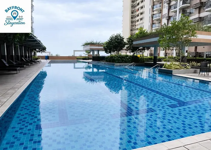 Modern 1br In Pasay With Balcony View Free Swimming Pool Near Naia Airport, Picc, Ccp, Moa Apartment *