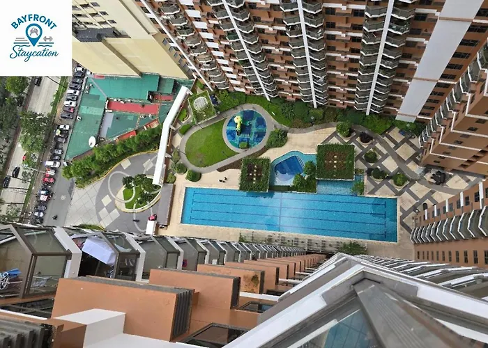 Modern 1br In Pasay With Balcony View Free Swimming Pool Near Naia Airport, Picc, Ccp, Moa